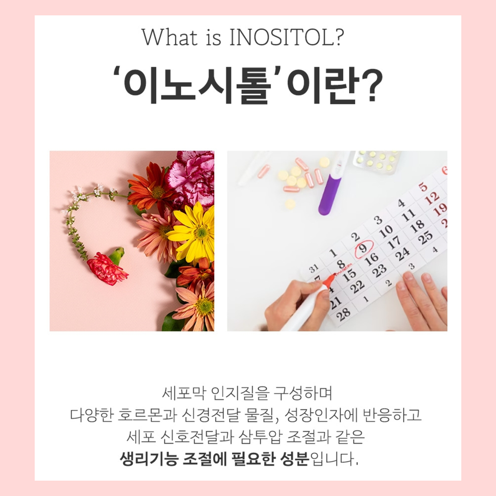 이노시톨 락티브이노시톨 미오이노시톨 콜린 - 상세 이미지 3