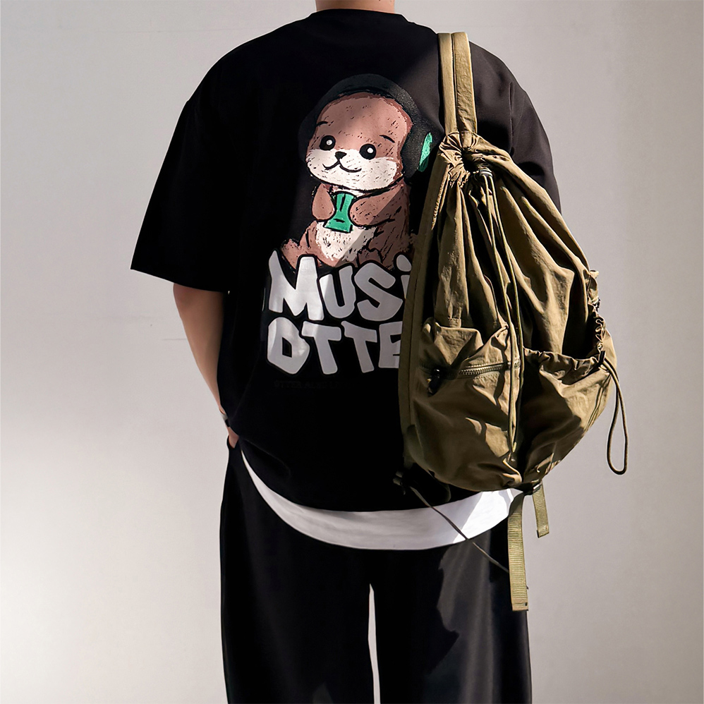 남자오버핏반팔티 흰색면티 쿨티셔츠 - 상세 이미지 4