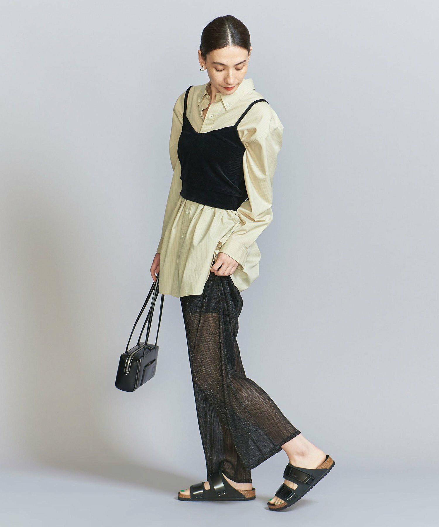 버켄스탁 BIRKENSTOCK Uji 우지 일본 한정판 샌들 슬리퍼 민트 블랙 2컬러 이미지 6