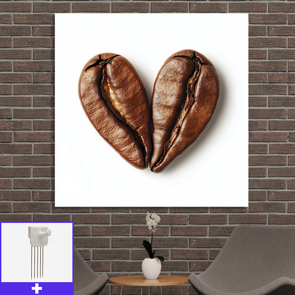 커피 사랑 45cm X 45cm 캔버스 액자 - 메인 이미지
