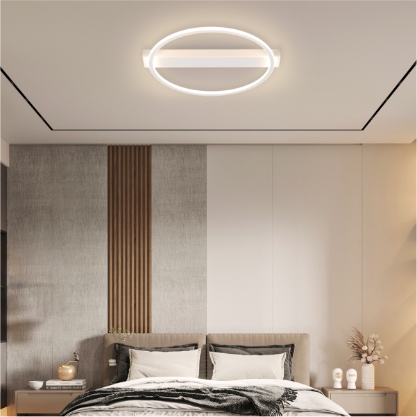 LED 에코 하일라 원형 방등 50W 플리커프리 안방 거실등 가정용 전등 교체 더쎈 동성조명 - 상세 이미지 3