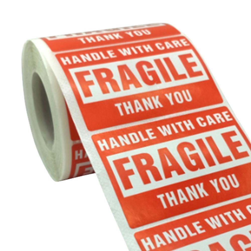 파손주의 영문 스티커 프레질 FRAGILE 택배 취급주의 스티커 대형, 500매