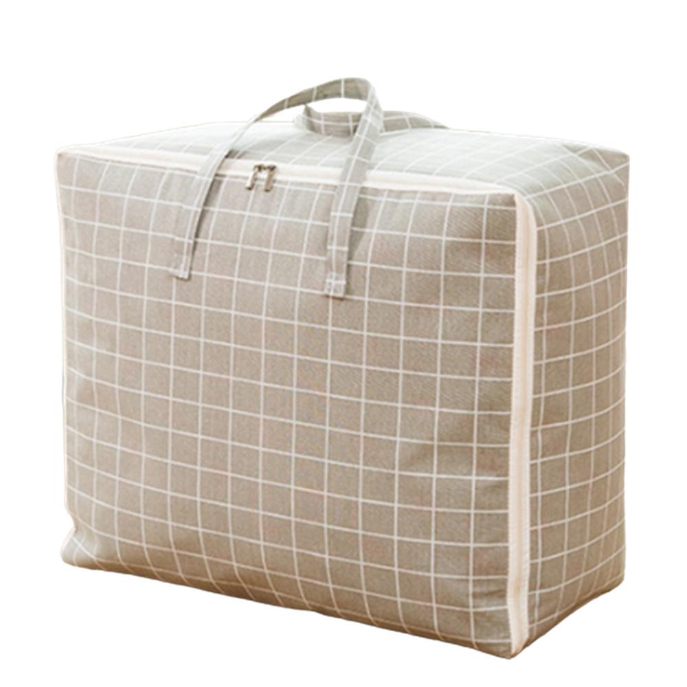 방수코팅 이불가방 수납백 지퍼형 폴리에스터 대형 W60xL40xH24cm, 단일색상, 1개