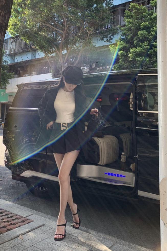 클래식 더블 버튼 트렌치 자켓 미니 원피스 여성 간절기 A라인 벨티드 아우터 데일리룩 코트 - 상세 이미지 5