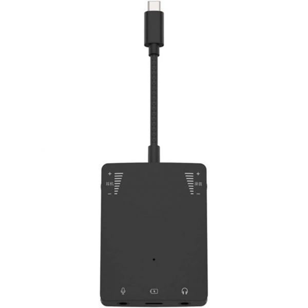 컴퓨터 전화용 MOMOJIA Type-C 사운드 카드 변환기 - 3.5mm 어댑터 PC 게임용 라이브 방송 : gogogo몰