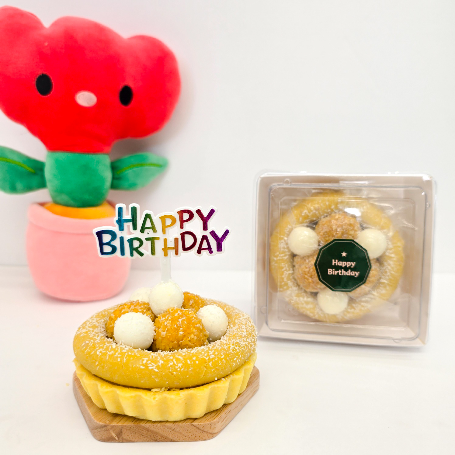 강아지케이크 치킨치즈볼 타르트케이크 강아지케익 독특수제간식 생일파티 해피벌스데이픽 포함