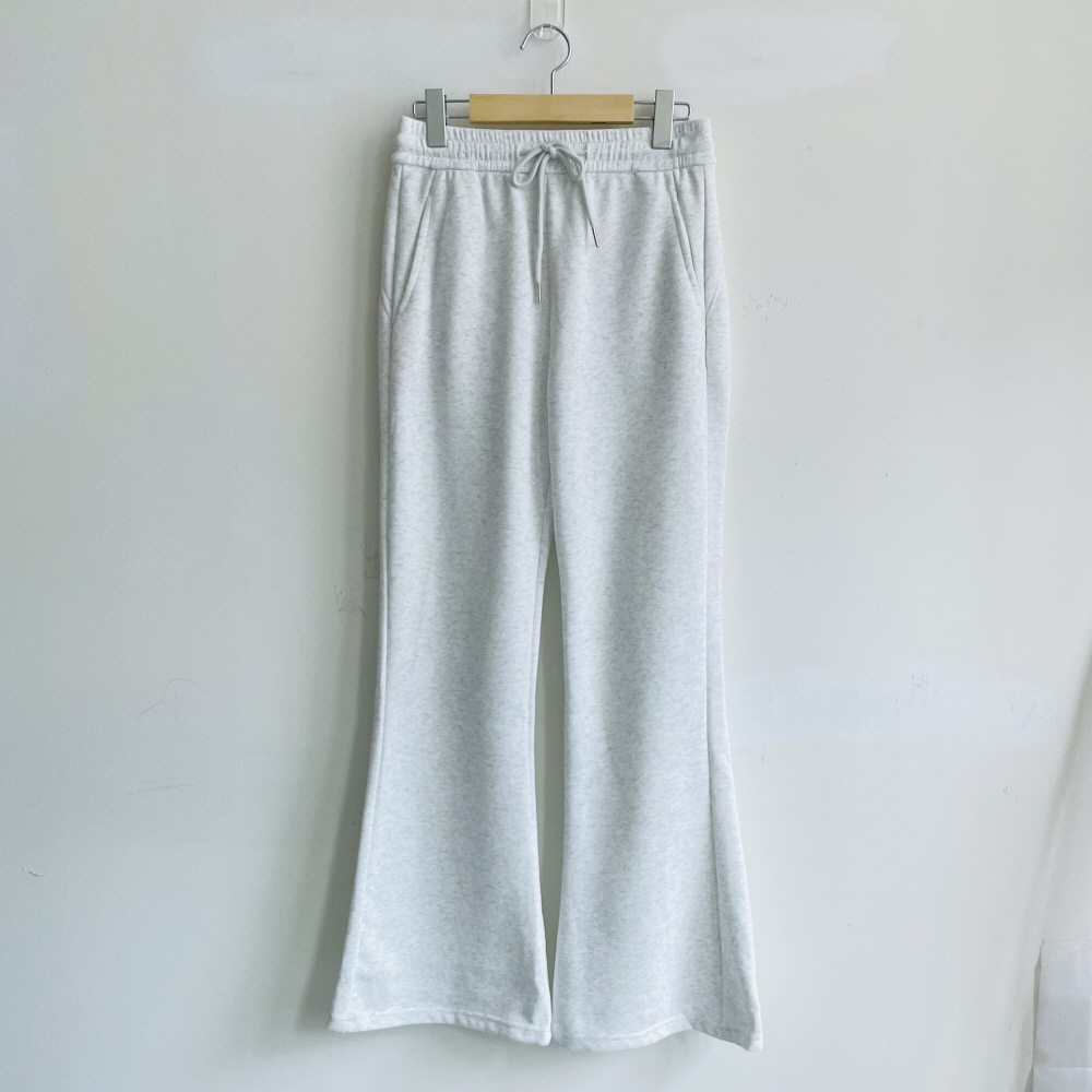 부츠컷바지 밴딩팬츠 여성 쭈리 하이웨스트 트레이닝 팬츠 - 상세 이미지 3