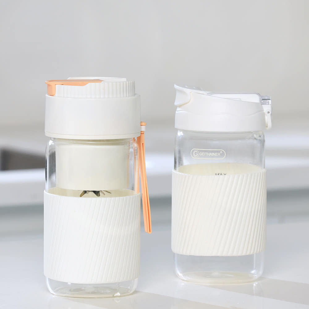 휴대용 텀블러 믹서기 유리 소형 미니 믹서기 블랜더 과일 얼음 저소음 작은 1인용 충전식