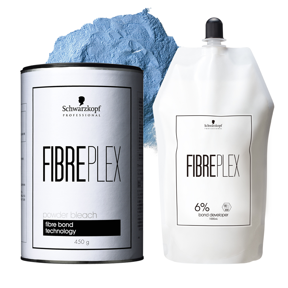 슈바츠코프 탈색약 450g+ 파이버플렉스 산화제 1000g 셀프 블랙빼기 블리치