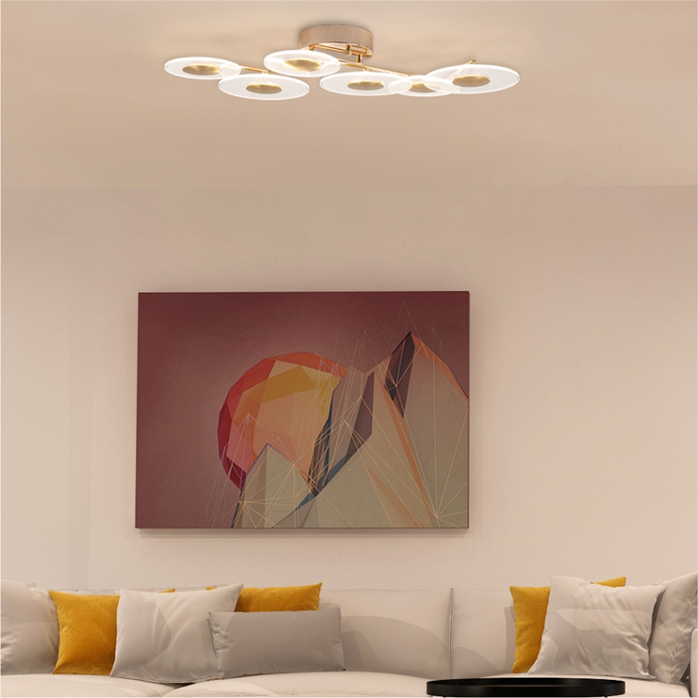 LED 에코 블리스 6등 직부 40W 골드 플리커프리 더쎈 동성조명 - 상세 이미지 2