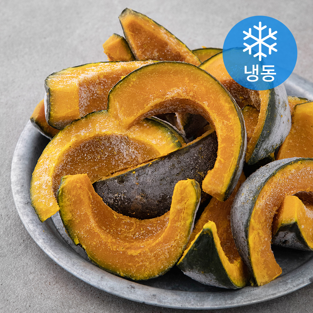 푸디즈 단호박 스킨온 초승달 냉동 2.5kg 1개 : 기차나소