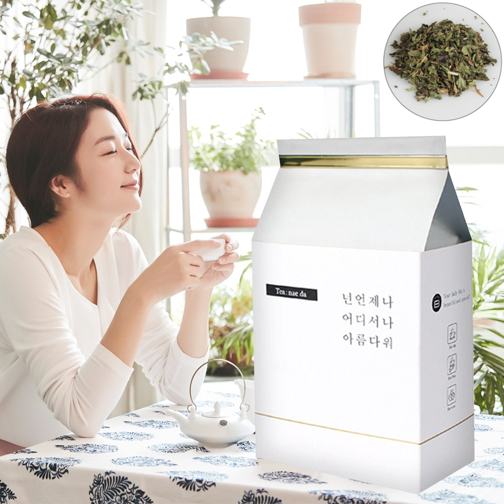 페퍼민트차 허브티 카페인없는차 TEA HACCP 생분해 티백