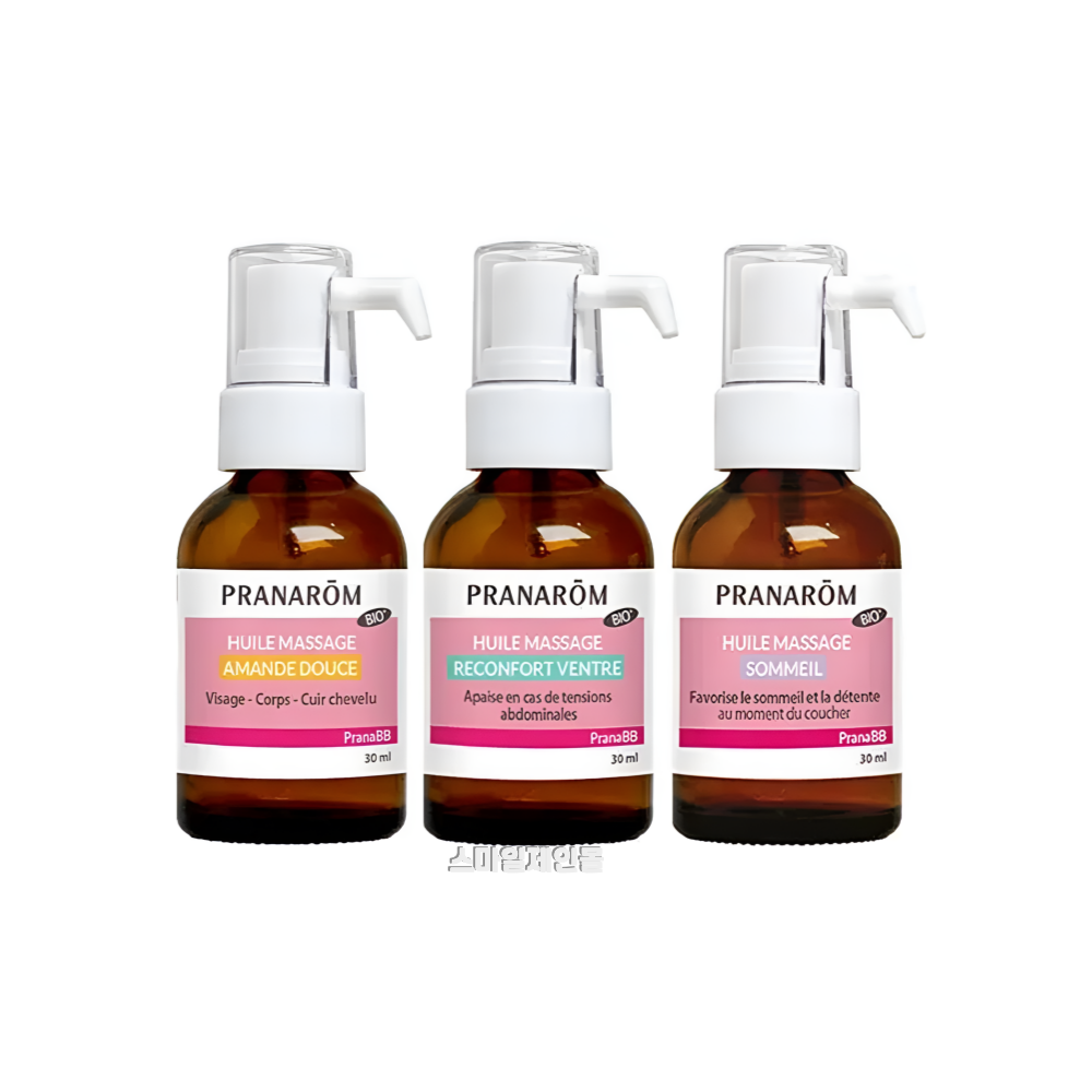 프라나롬 프라나베베 유기농 베이비 마사지 리추얼 3종 세트 (30ml x 3) - 메인 이미지