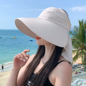 햇빛 자외선 차단 모자 썬바이저 창넓은 농사 햇볕가리개 여름 플랩캡 물놀... 솔직 후기 | 실사용자 리뷰 분석 - 상품 이미지 2