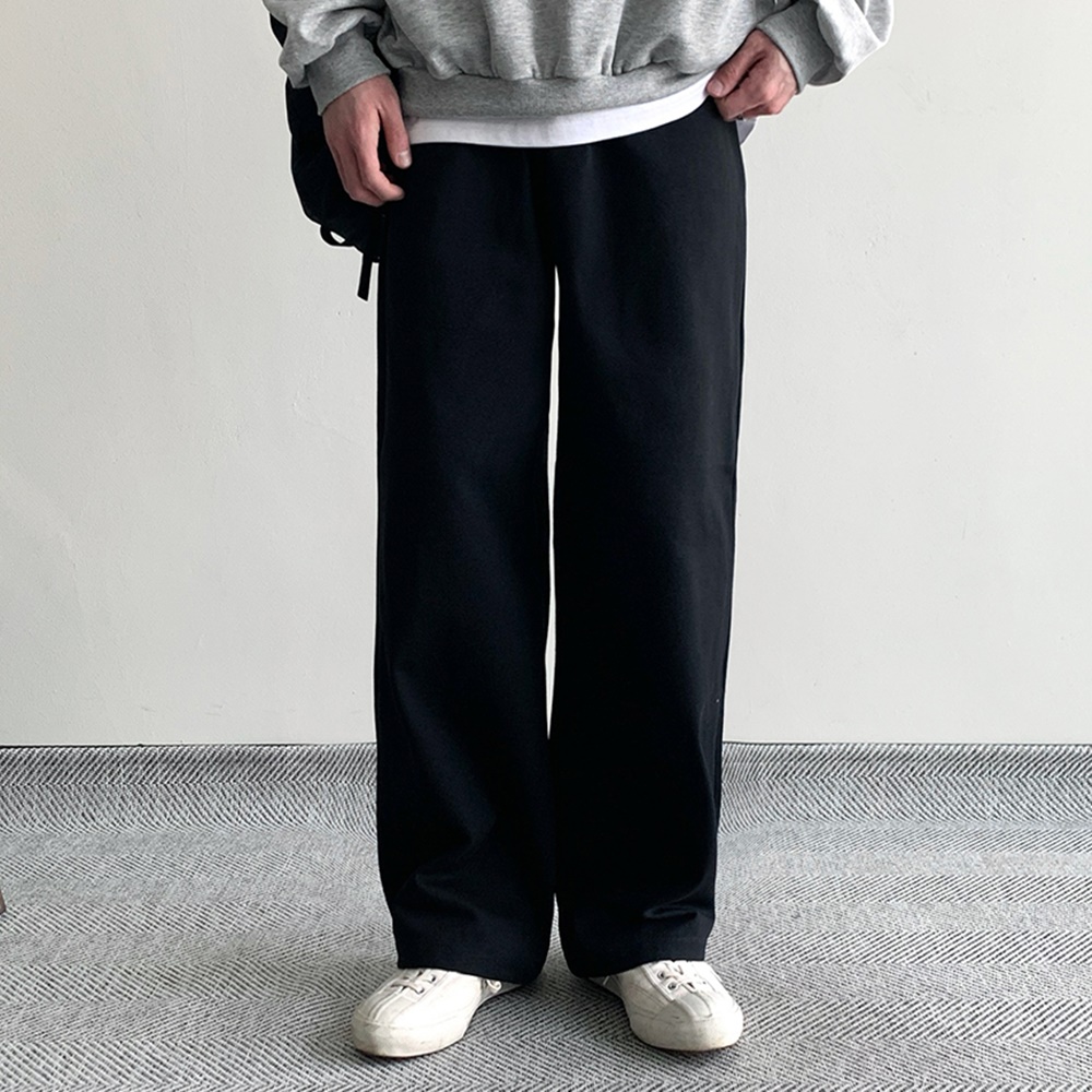 1+1 남자와이드팬츠 백바지 치노팬츠 - 상세 이미지 4