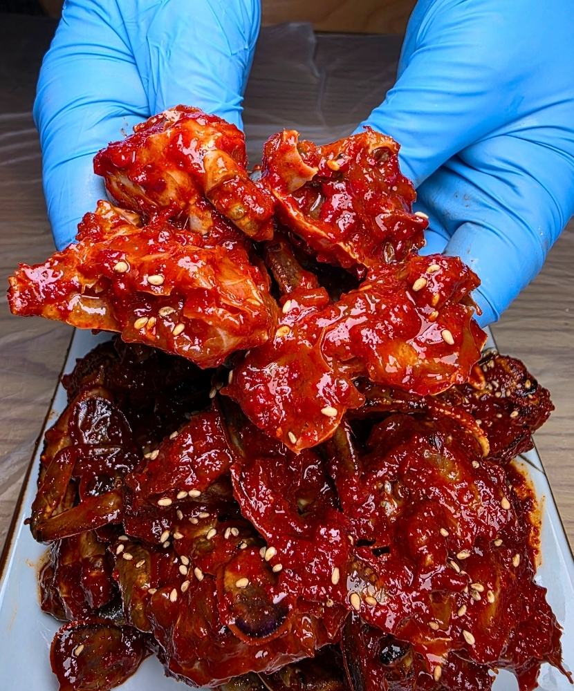 한식명장 장지녕 국내산 꽃게 양념게장 1kg