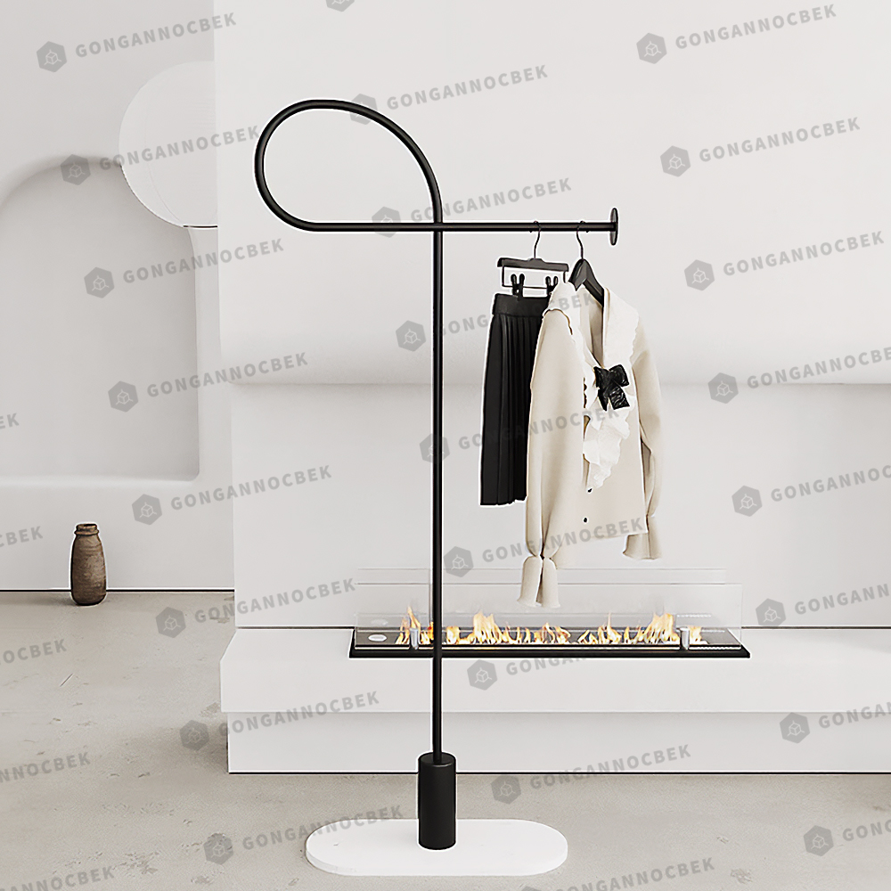 공간녹백 디자인 행거 인테리어 스탠드 옷걸이 옷가게 강철