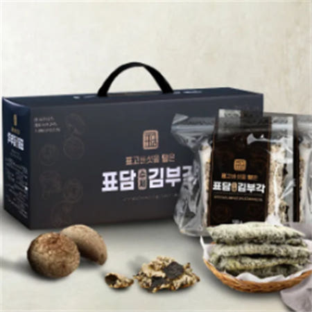 [산수려] 표고버섯 수제 김부각 선물세트/100gx5봉