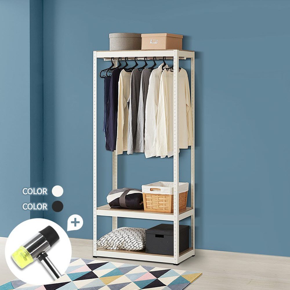 시스템행거 강철일자옷걸이 튼튼한 코스트코 올인원 홈쇼핑 비키니 옷장 800 - 상세 이미지 2