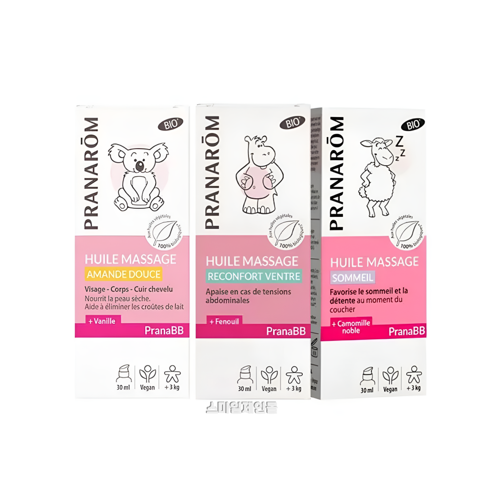 프라나롬 프라나베베 유기농 베이비 마사지 리추얼 3종 세트 (30ml x 3) - 상세 이미지 2