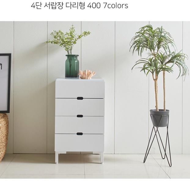 간이 보조 우드서랍장 원목 미니 서랍장 아기옷 폭 좁은서랍장 400 속옷장 소형 원룸 양말 - 상세 이미지 4