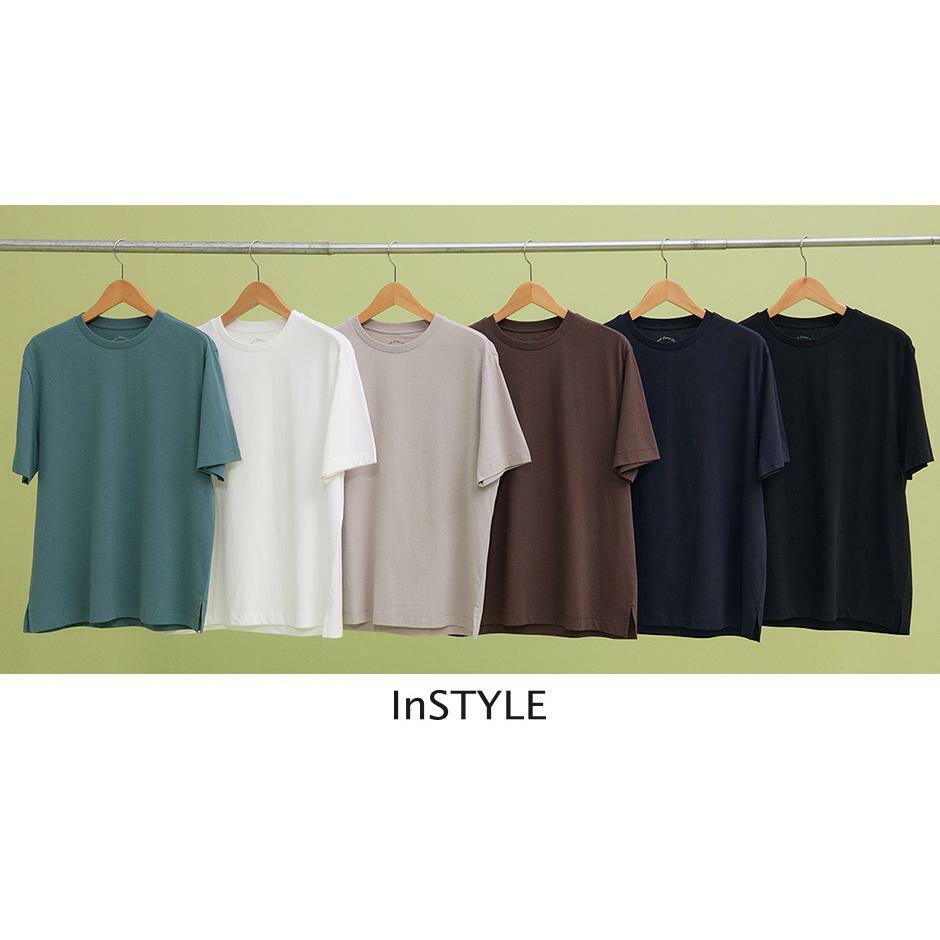[런칭 59,900원] 인스타일 남성  오가닉100 면 반팔티 6종 25SS - 상세 이미지 2