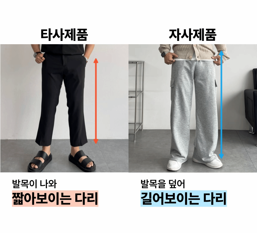 [10color] 일자 카고 트레이닝 복 팬츠 바지 빅사이즈 츄리닝 와이드 건빵 스웻팬츠 상세 이미지 9