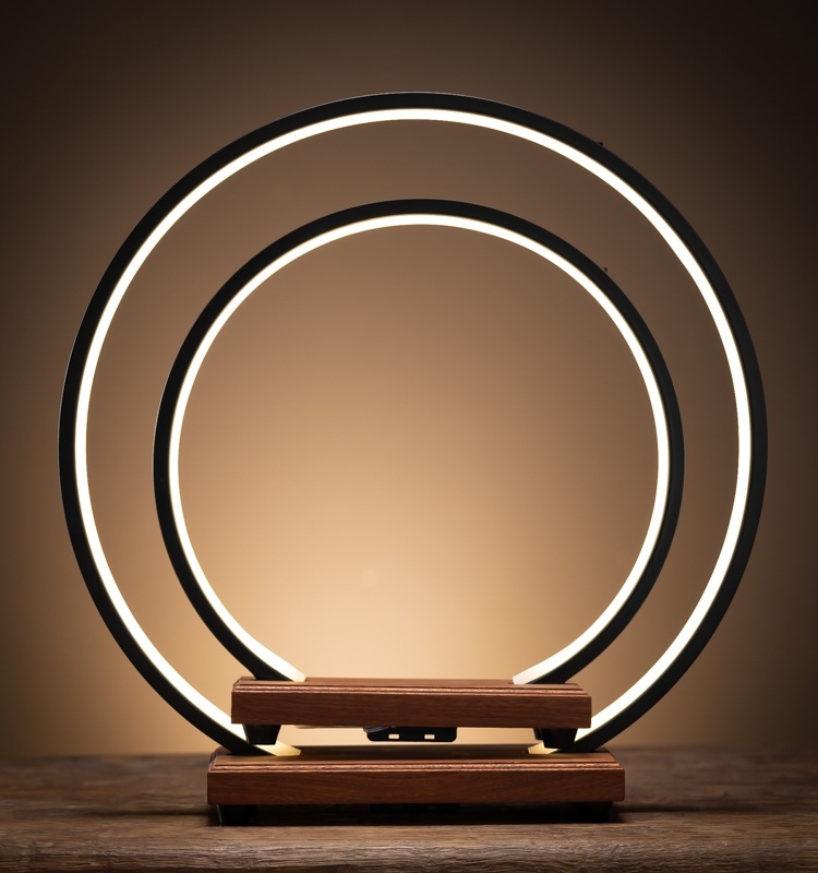 LED 부처상 불상 무드등 조명 불교 인테리어 향로 심경 레드 (30x33.5cm) - 상품 이미지