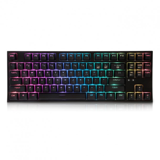 콕스 모나크 교체축 RGB 한영 이중사출 PBT 체리 키보드 (갈축) : 컴온씨앤씨
