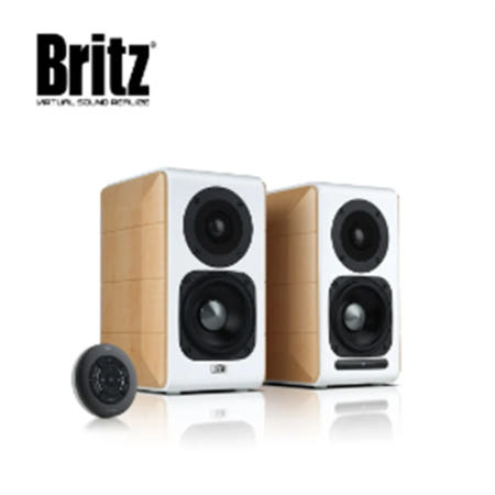 Britz 브리츠 BR-1900 DB 2채널 Hi-Fi 블루투스 북쉘프 스피커