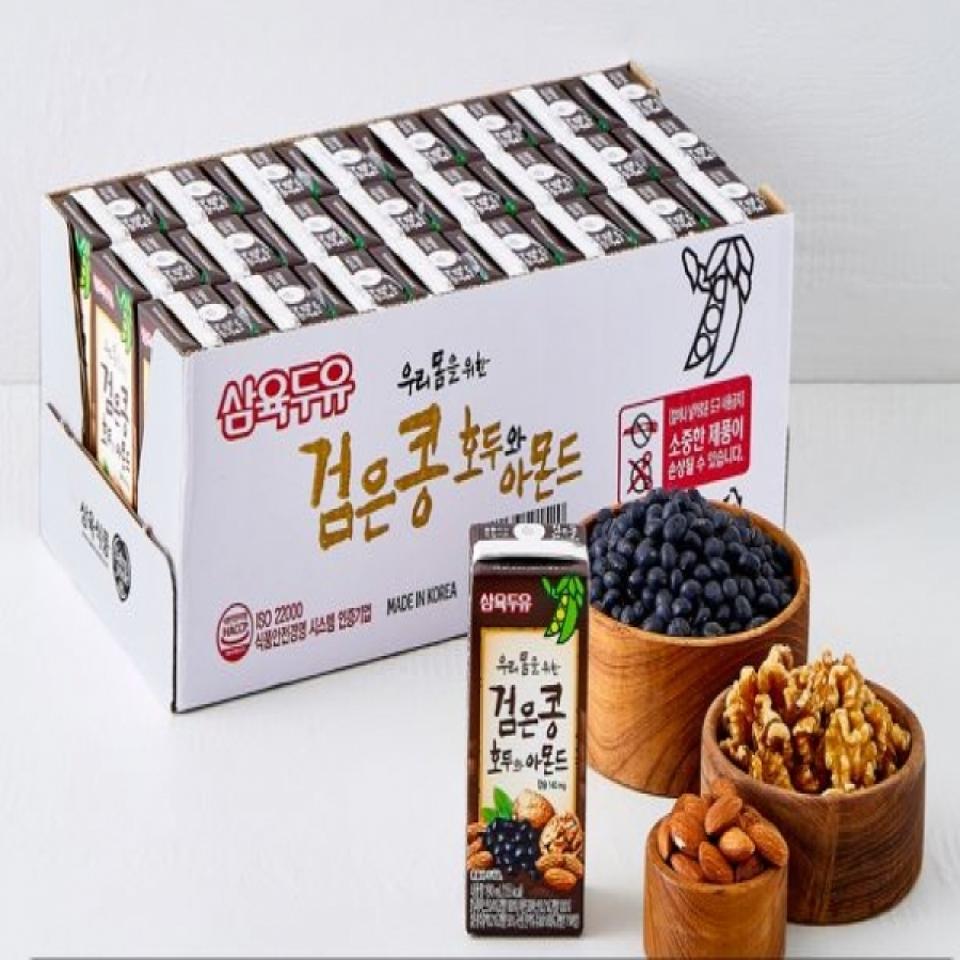 메가마트 삼육두유 검은콩호두와 아몬드 190mlx24개x2박스 - 상세 이미지 2