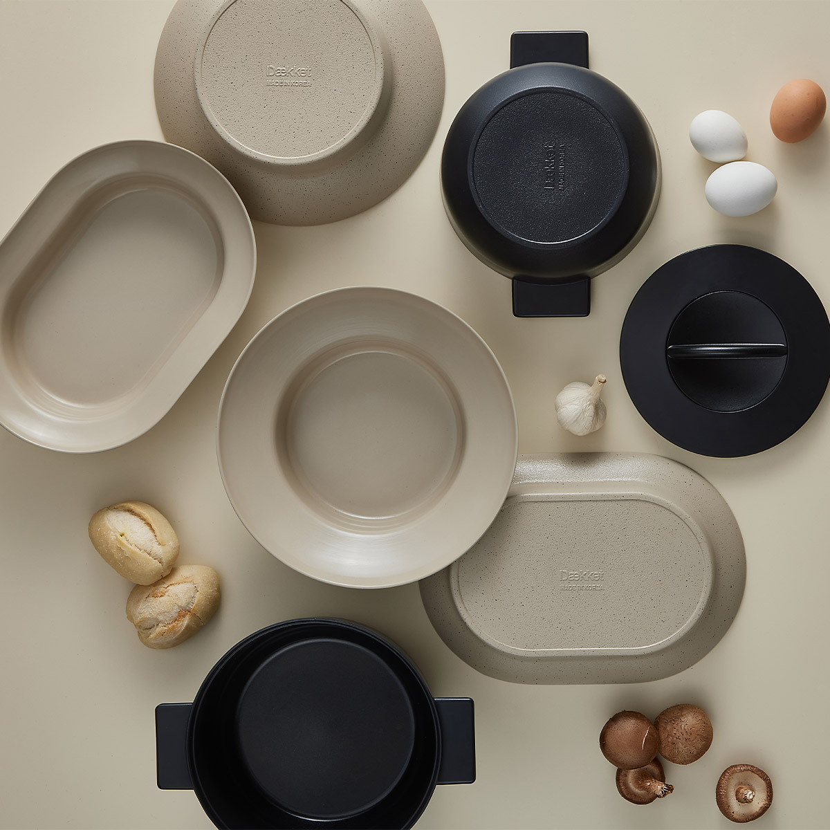 데켓 주물 IH 양수 냄비 20CM(CAC2063IH)+실리콘 손잡이2P