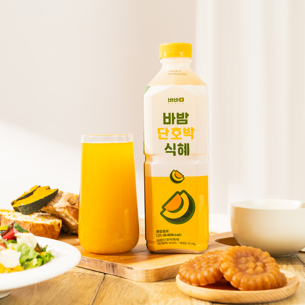 명인이 만든 바밤 단호박 식혜 국내산 엿기름 1.2L, 2개 - 상세 이미지 2
