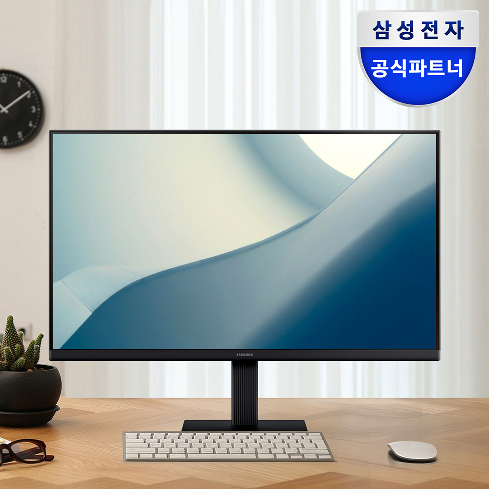 삼성 68.6cm(27인치) IPS 모니터 LS27D300 100Hz 슬림베젤 눈 보호 - 상품 이미지