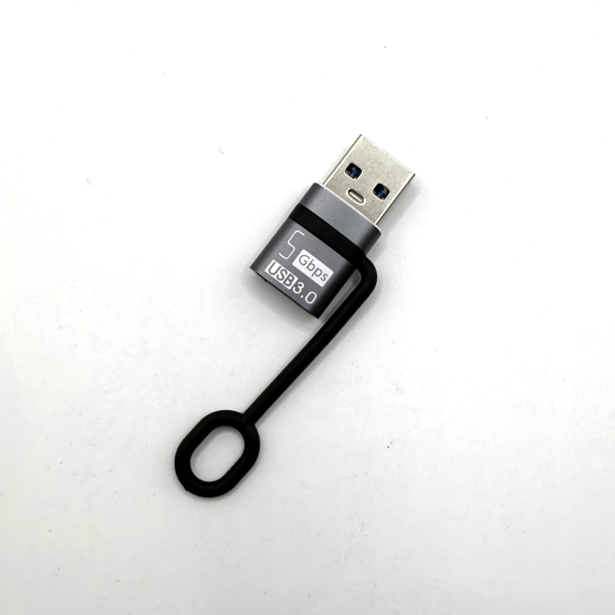 C타입 암 to USB-A 수 변환 젠더 USB 3.0 5Gbps 데이터전송 실리콘홀더 - 상세 이미지 2