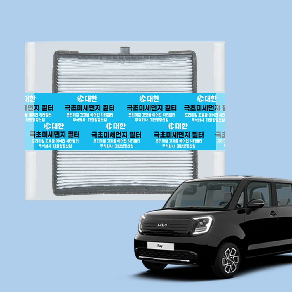 대한 5개세트 레이 PM0.3 자동차 차량용 에어컨 필터 H149