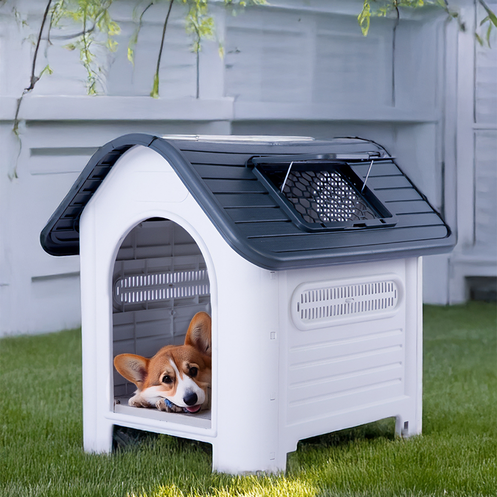 야외 강아지 집 애견 하우스 반려견 플라스틱 실외 마당 개집