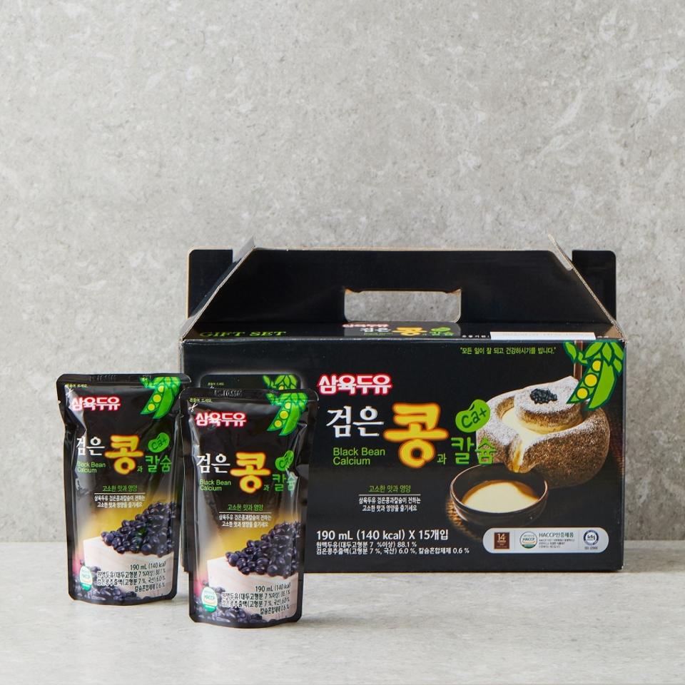 메가마트 삼육두유 검은콩과칼슘 190mlx15개x4박스