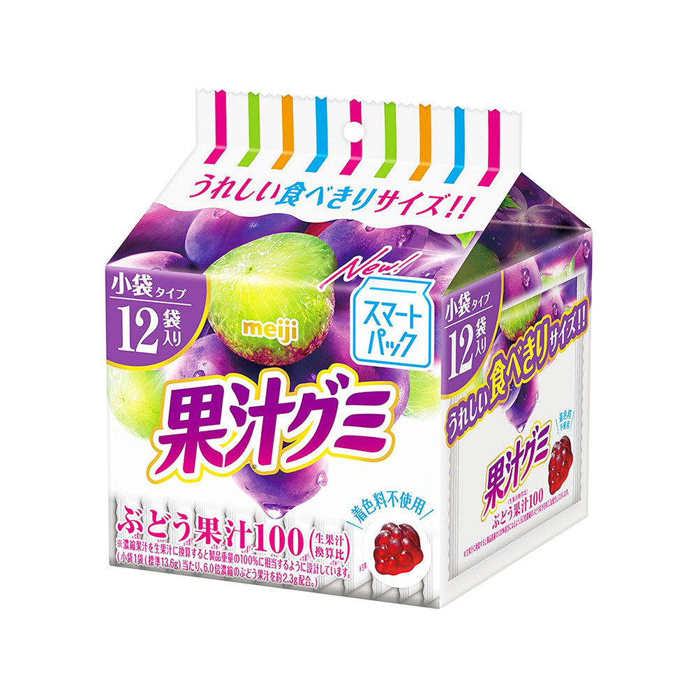 메이지 과실젤리 스마트팩 포도맛 163g