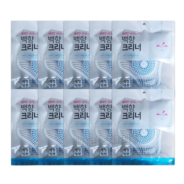 백향 크리너 남성 소변기용 세정제 1입 x 10개 /화장실 나프탈렌 : 월드블루