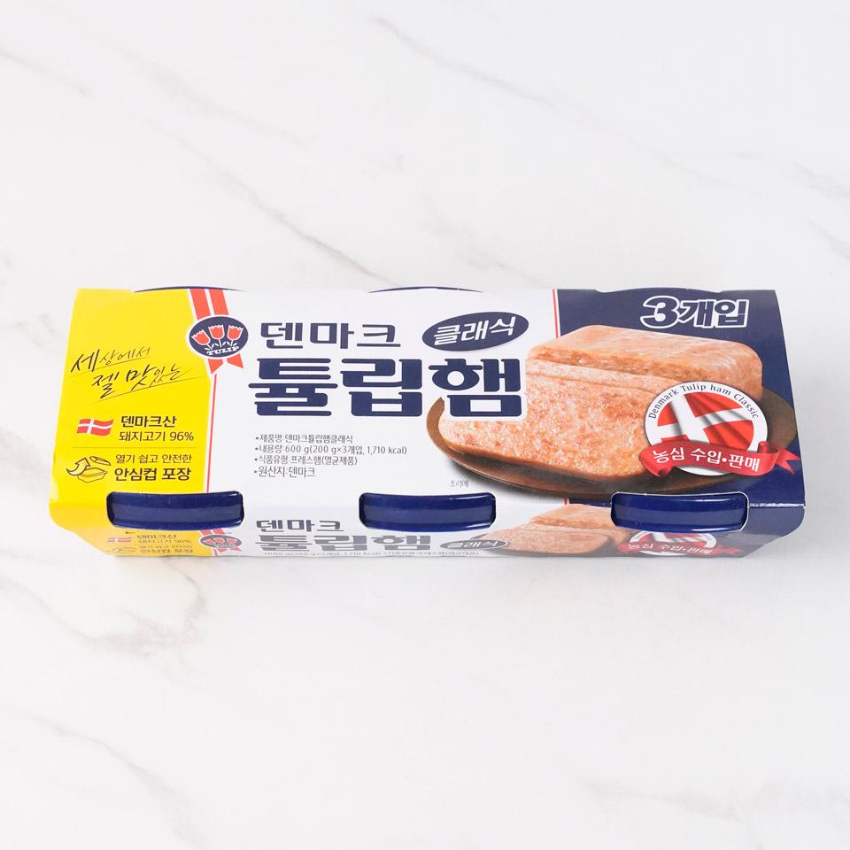메가마트 농심 튤립햄 클래식 200gx3 - 메인 이미지