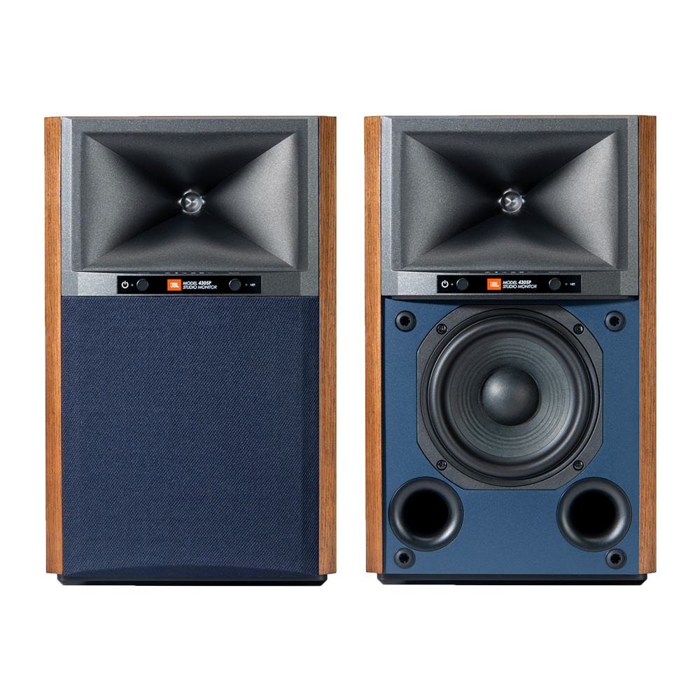 삼성공식파트너 JBL 4305P 북쉘프 액티브 무선 블루투스 스피커 월넛 - 상세 이미지 2