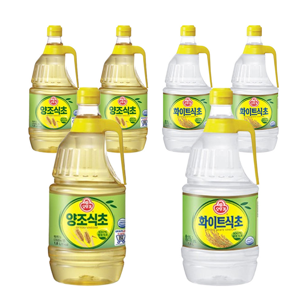 오뚜기 양조 식초 1.8L 3개 + 화이트 식초 1.8L 3개 가격 비교 오뚜기mall 오뚜기 양조 식초 1.8L 3개 + 화이트 식초 1.8L 3개