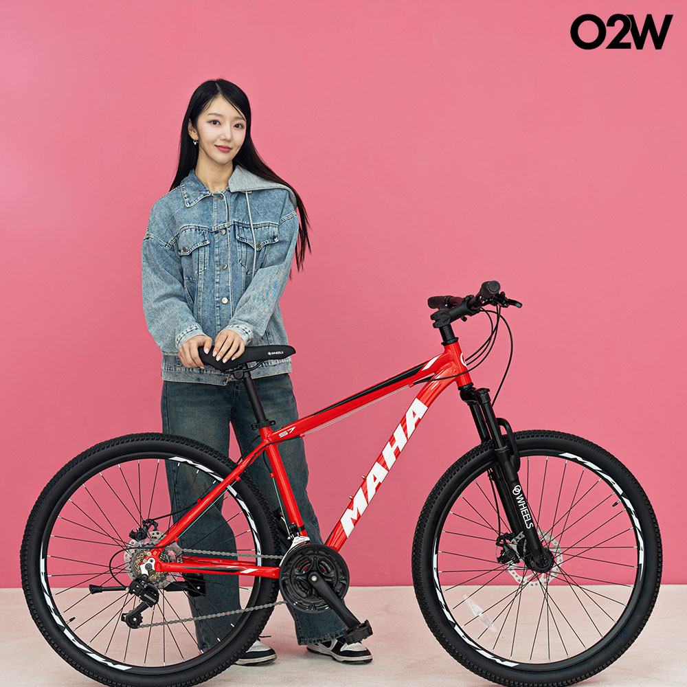 오투휠스 MAHA 마하 S7 기계식 입문용 산악 MTB 자전거 27.5 반조립