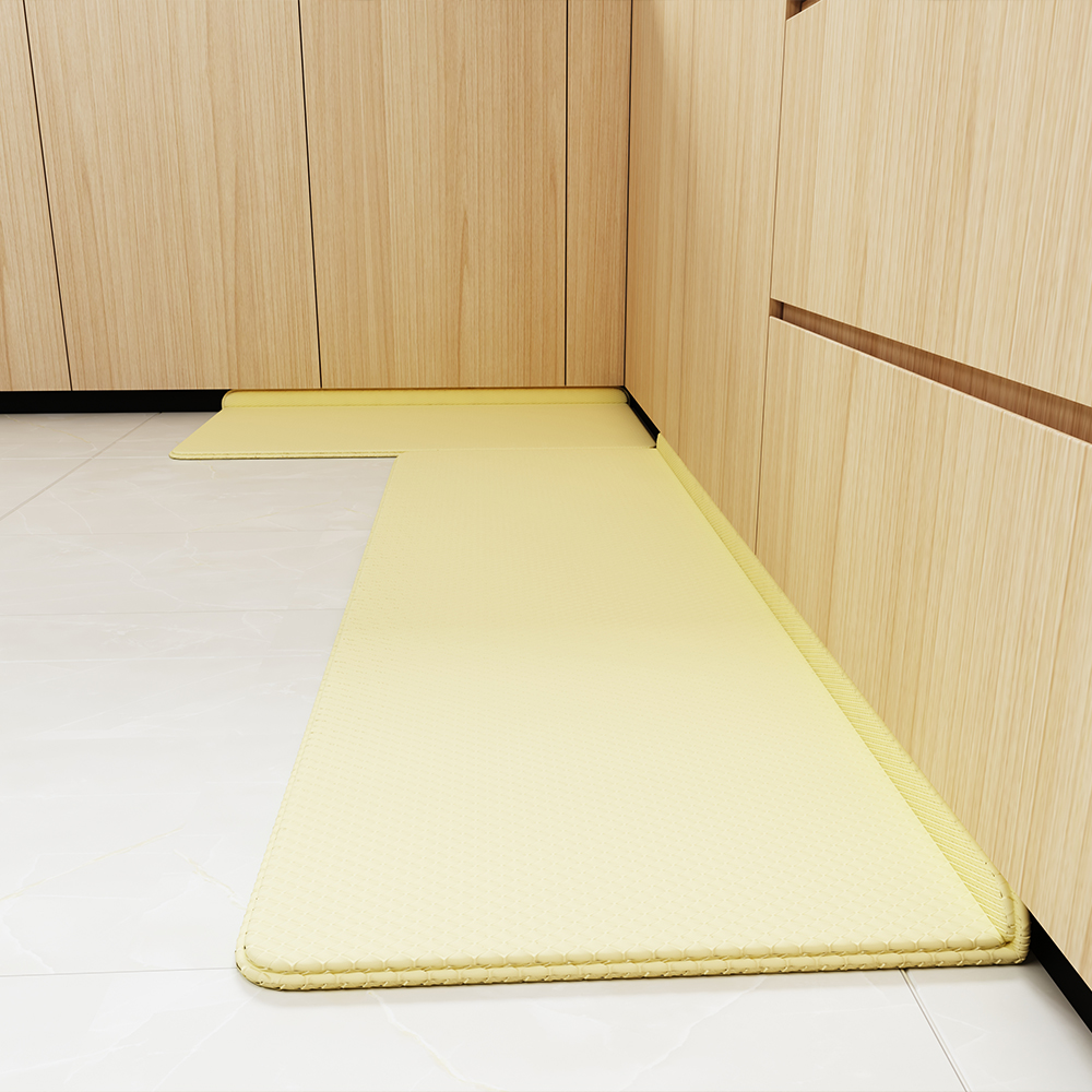 주방발매트 PVC 싱크대 두꺼운 고급 미끄럼방지 바닥매트 발판 대형 피로 방지 방수 중형