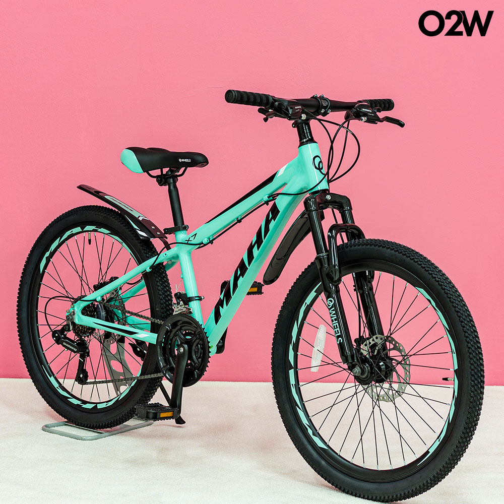 오투휠스 마하 X7 기계식 61cm(24인치) 초등학생 주니어 MTB 자전거 알루미늄 반조립 택배배송
