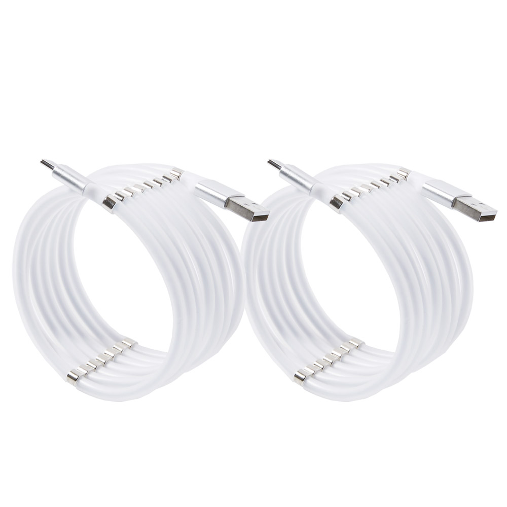 [1+1] 마그네틱 고속충전케이블 USB C타입 1M 자석 꼬임방지 리뉴얼