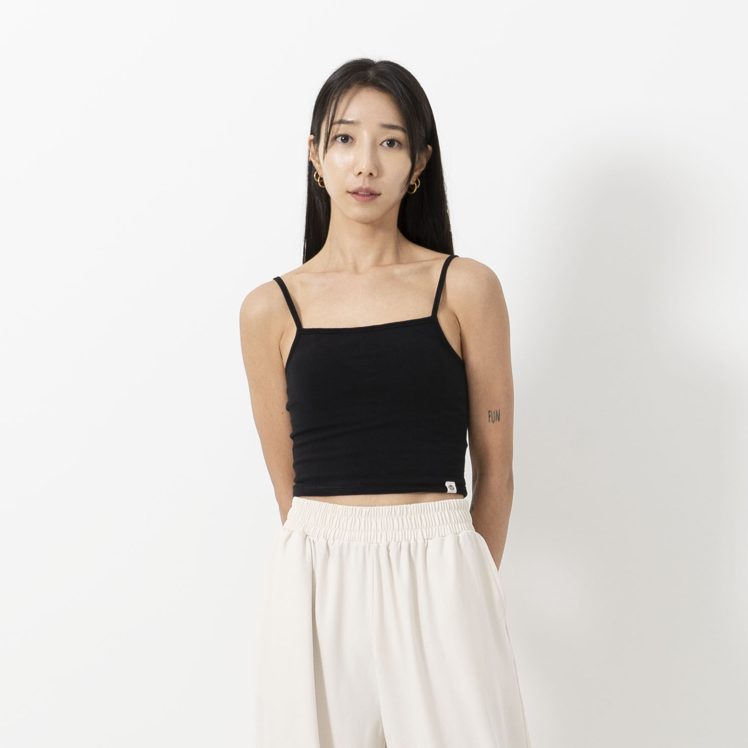 [yoosual earth] 유주얼 어쓰 친환경 오가닉 심플 요가 브라탑 - 상세 이미지 5