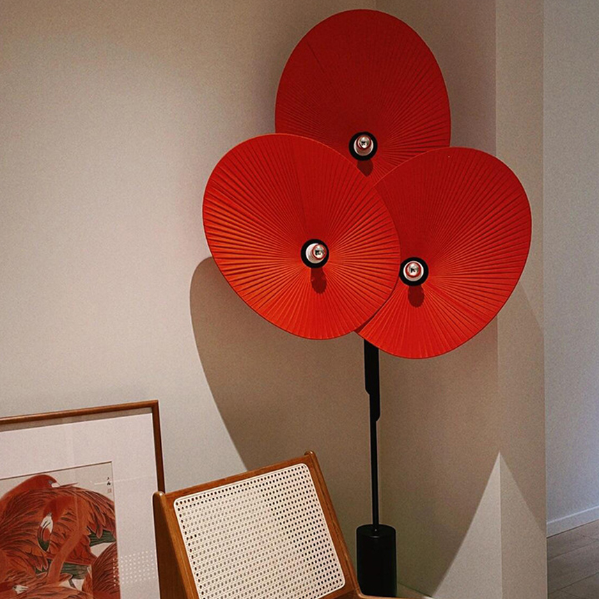 크림슨 플라워 침대 침실 플로어 장스탠드 조명 Crimpson Flower Floor Lamp 스틸 프레임 - 상세 이미지 5