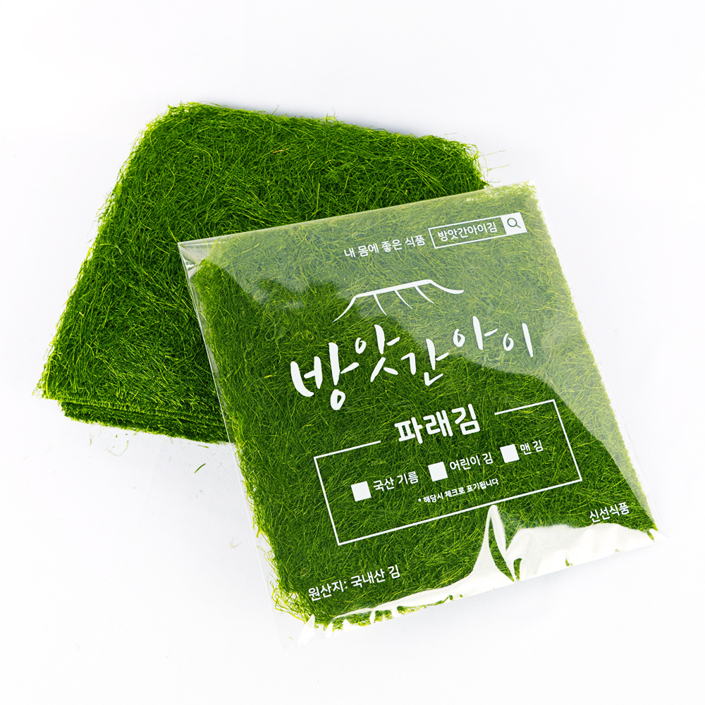자연산 생감태 참기름 들기름만 바른 양념 감태 5매 방앗간아이 - 상세 이미지 3